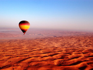 Hot air ballooning in Dubai