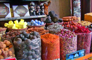 Spices in souk of Dubai